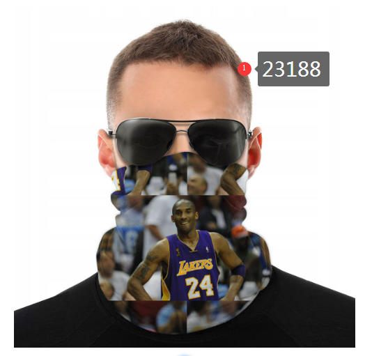NBA 2021 Los Angeles Lakers #24 kobe bryant 23188 Dust mask with filter